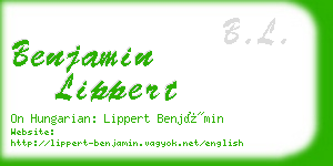 benjamin lippert business card